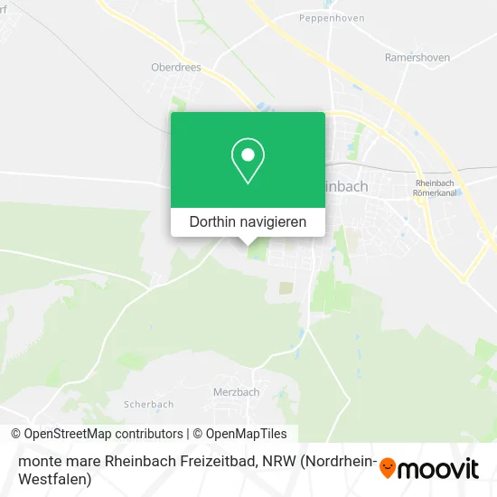 monte mare Rheinbach Freizeitbad Karte