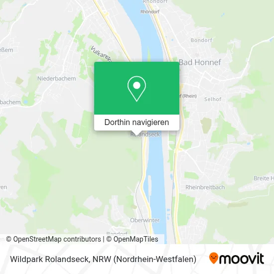 Wildpark Rolandseck Karte