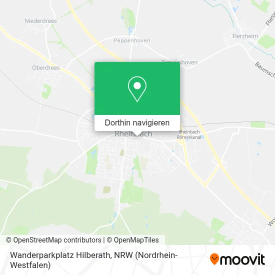 Wanderparkplatz Hilberath Karte