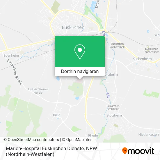 Marien-Hospital Euskirchen Dienste Karte