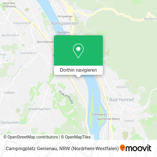 Campingplatz Genienau Karte