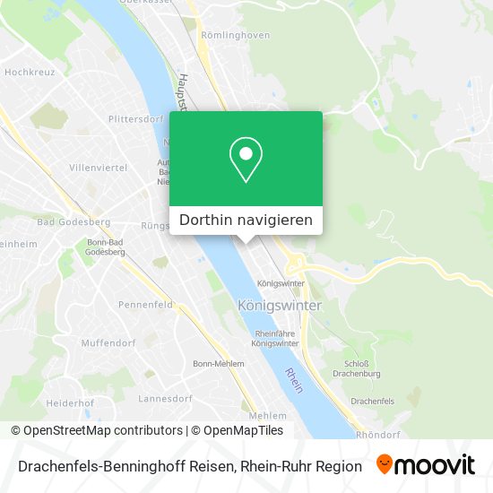 Drachenfels-Benninghoff Reisen Karte