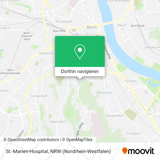 St.-Marien-Hospital Karte