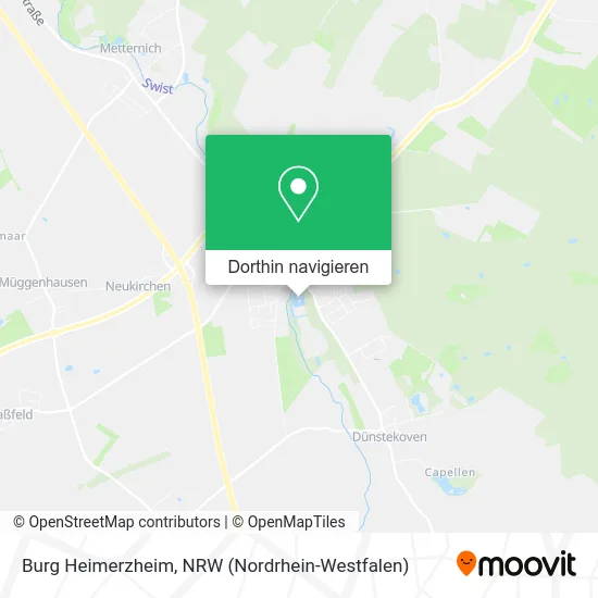 Burg Heimerzheim Karte