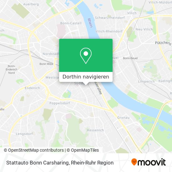 Stattauto Bonn Carsharing Karte