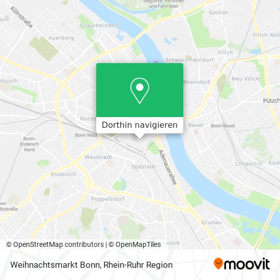 Weihnachtsmarkt Bonn Karte