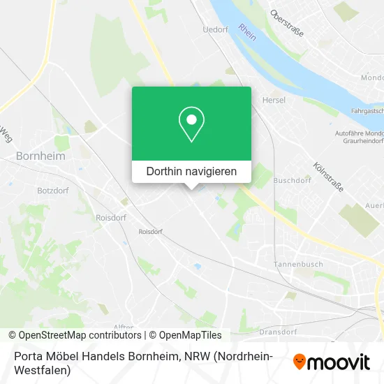 Porta Möbel Handels Bornheim Karte