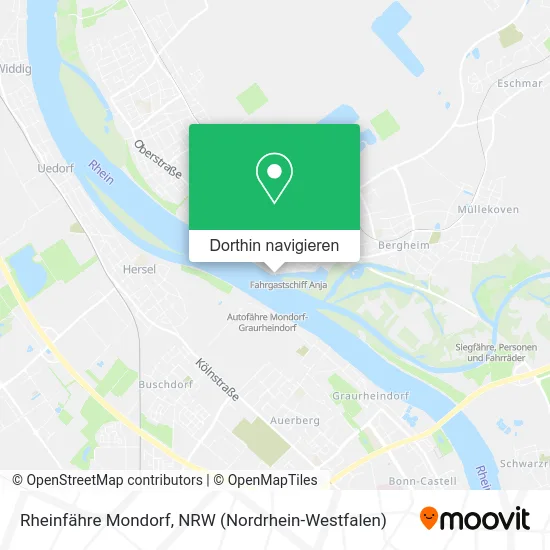 Rheinfähre Mondorf Karte