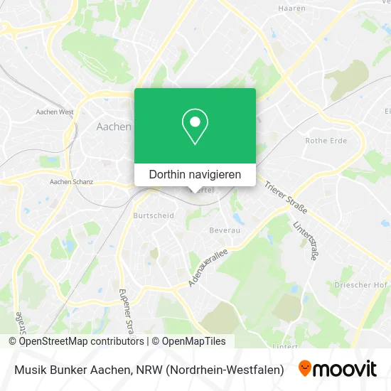 Musik Bunker Aachen Karte