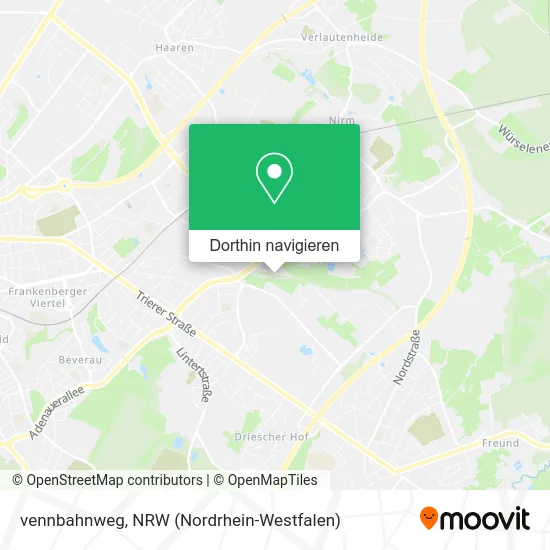 vennbahnweg Karte