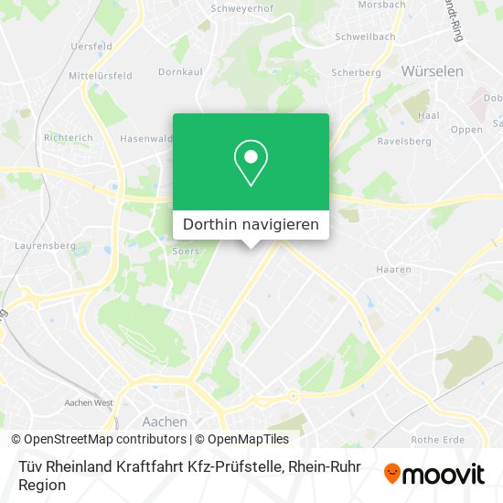 Tüv Rheinland Kraftfahrt Kfz-Prüfstelle Karte
