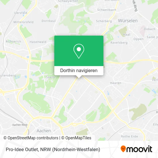 Pro-Idee Outlet Karte