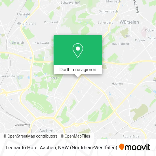 Leonardo Hotel Aachen Karte