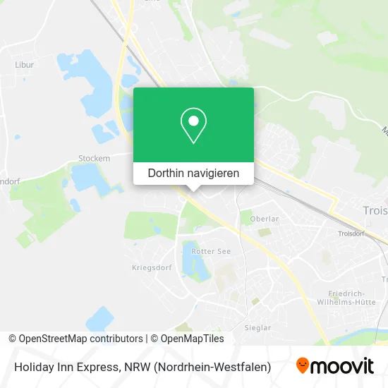 Holiday Inn Express Karte