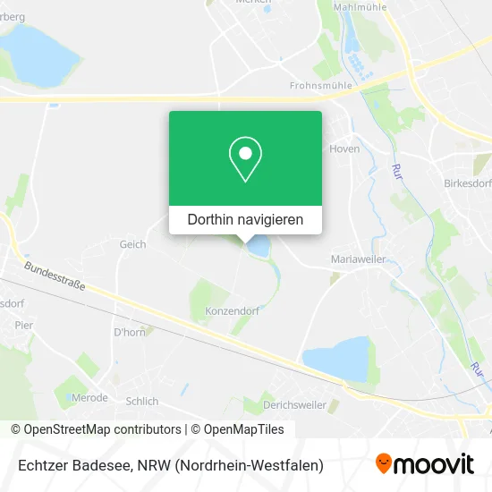 Echtzer Badesee Karte