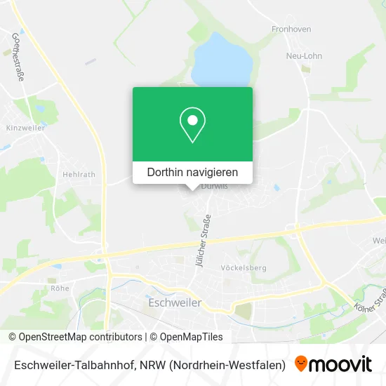 Eschweiler-Talbahnhof Karte