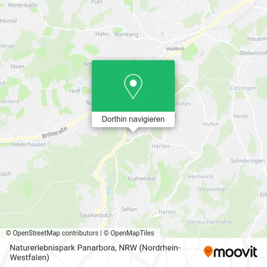 Naturerlebnispark Panarbora Karte