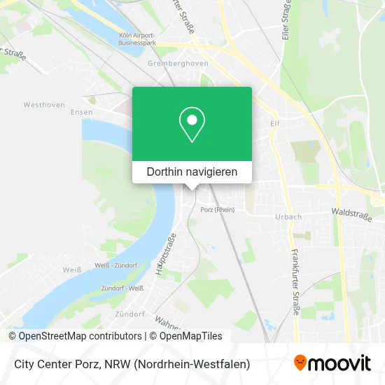 City Center Porz Karte