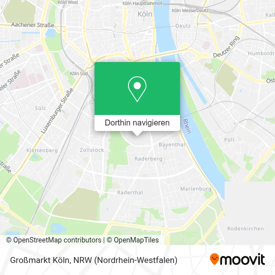 Großmarkt Köln Karte