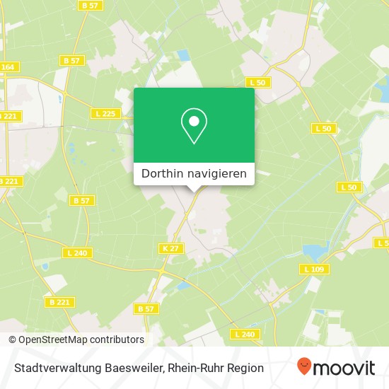 Stadtverwaltung Baesweiler Karte