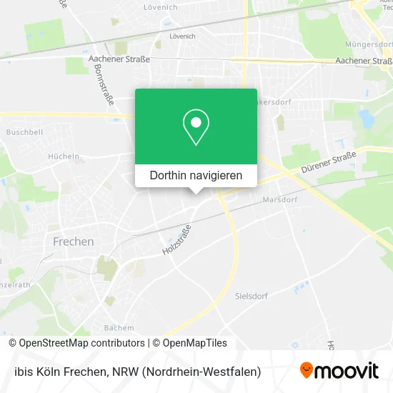 ibis Köln Frechen Karte