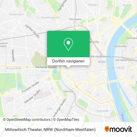 Millowitsch Theater Karte