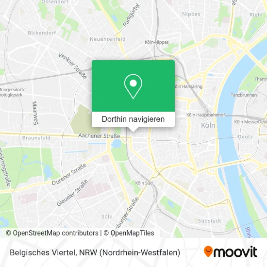 Belgisches Viertel Karte