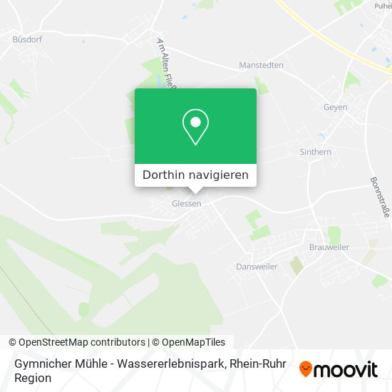 Gymnicher Mühle - Wassererlebnispark Karte