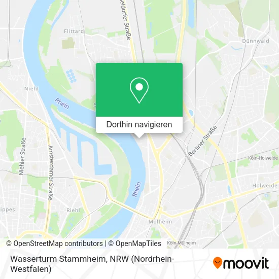 Wasserturm Stammheim Karte