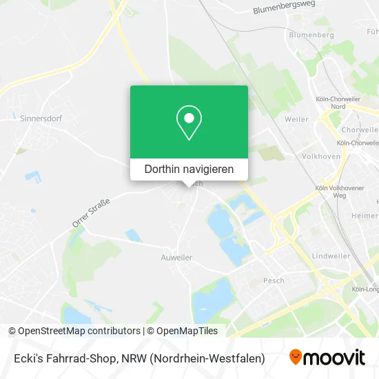 Ecki's Fahrrad-Shop Karte