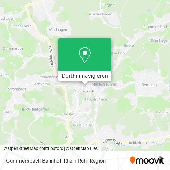 Gummersbach Bahnhof Karte