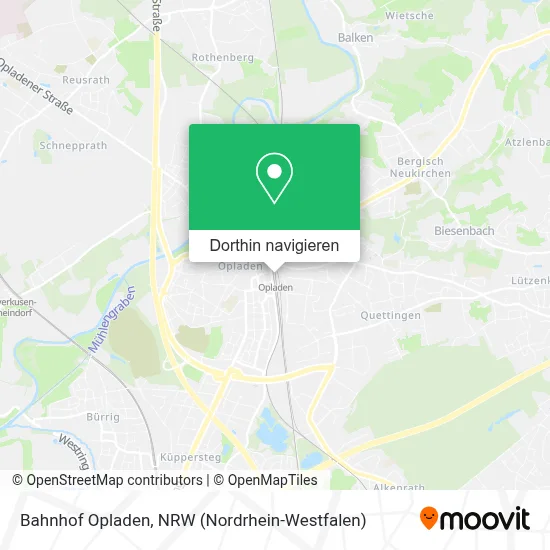 Bahnhof Opladen Karte