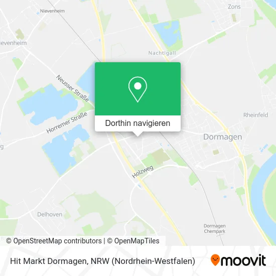 Hit Markt Dormagen Karte