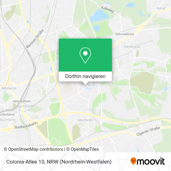 Colonia-Allee 10 Karte