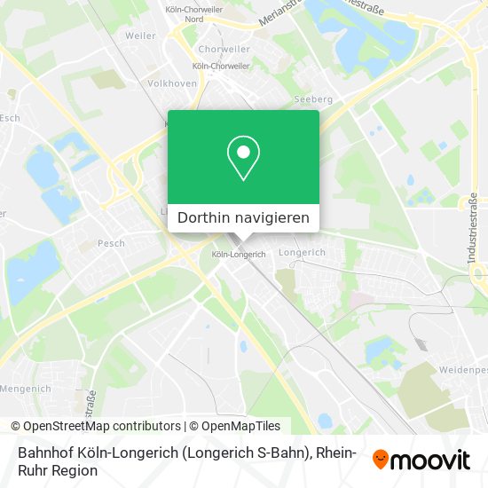 Bahnhof Köln-Longerich (Longerich S-Bahn) Karte