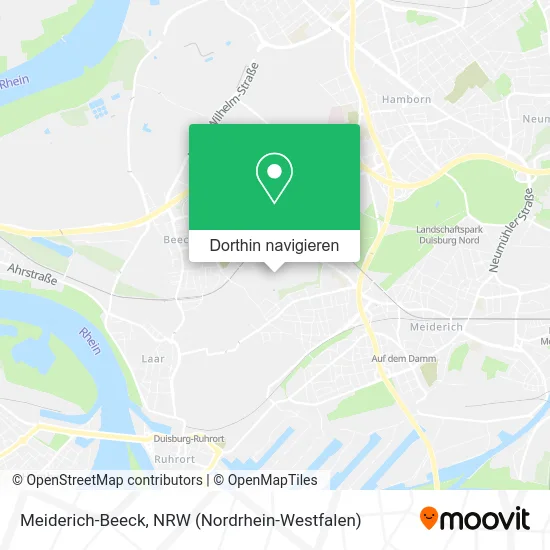 Meiderich-Beeck Karte