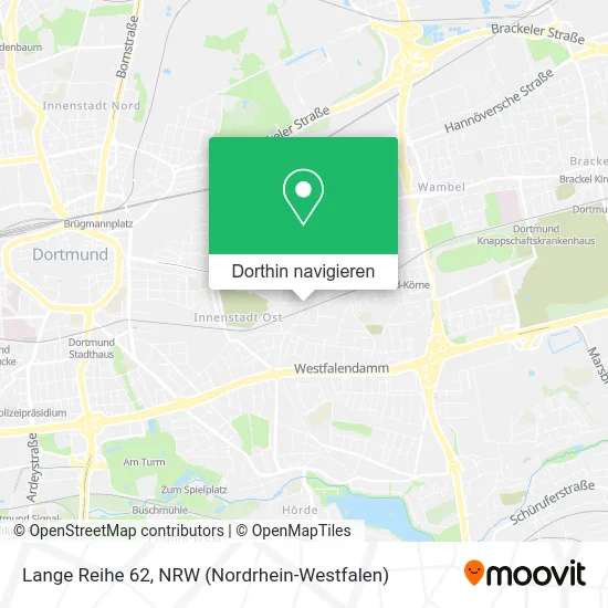 Lange Reihe 62 Karte