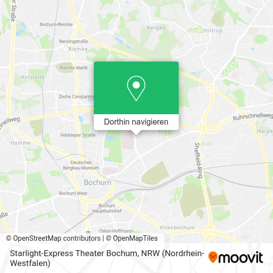 Starlight-Express Theater Bochum Karte