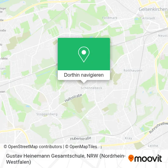 Gustav Heinemann Gesamtschule Karte