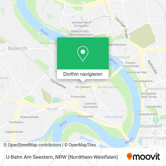 U-Bahn Am Seestern Karte