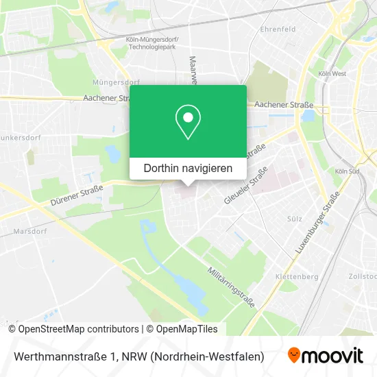 Werthmannstraße 1 Karte