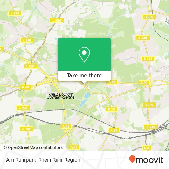 Am Ruhrpark Karte