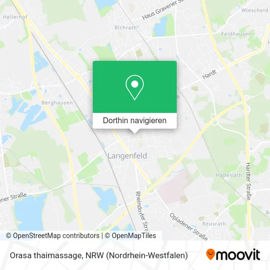 Orasa thaimassage Karte