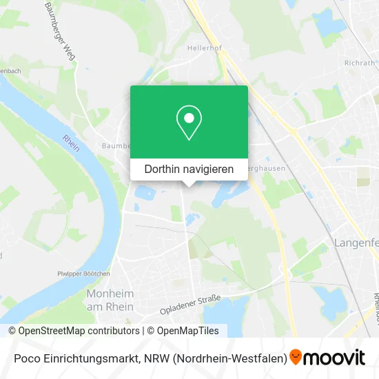 Poco Einrichtungsmarkt Karte