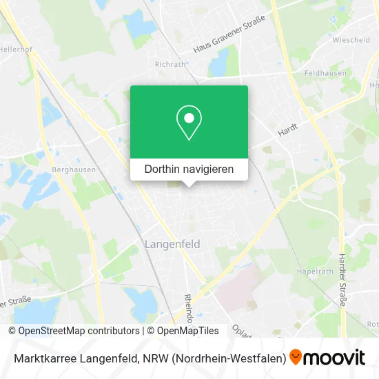 Marktkarree Langenfeld Karte