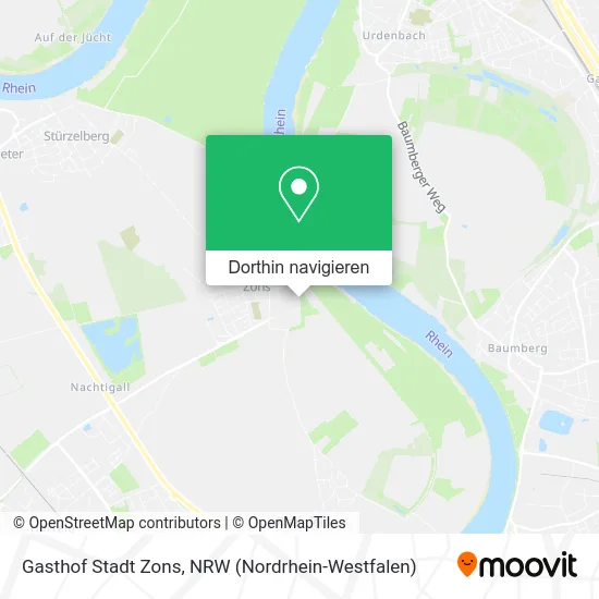 Gasthof Stadt Zons Karte