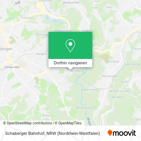 Schaberger Bahnhof Karte