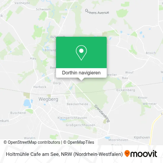 Holtmühle Cafe am See Karte