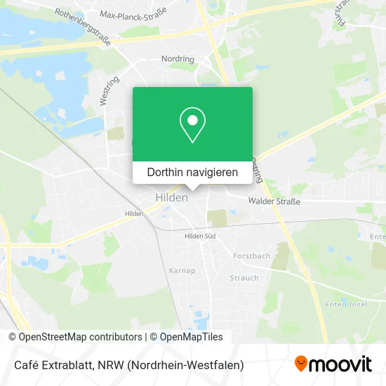 Café Extrablatt Karte