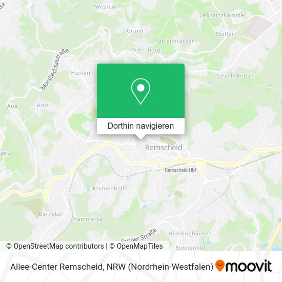 Allee-Center Remscheid Karte